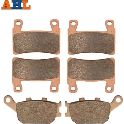 Motorcycle Front and Rear Brake Pads for HONDA CB1300 Super Four 2003-2009 Sintered Brake Disc Pad Kit