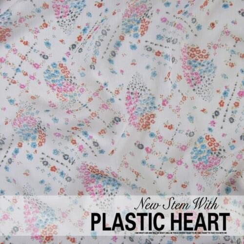 LEO&LIN Small floral paisley 100% silk Shun Yu wrinkle Baotou georgette spring summer dress fabric (1 meter)