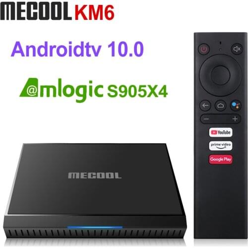 Mecool KM6 CLASSI Google Certified TV Box Android 10 2GB 16GB Amlogic S905X4 Voice Control Support AV1 100M BT4.2 Set Top Box