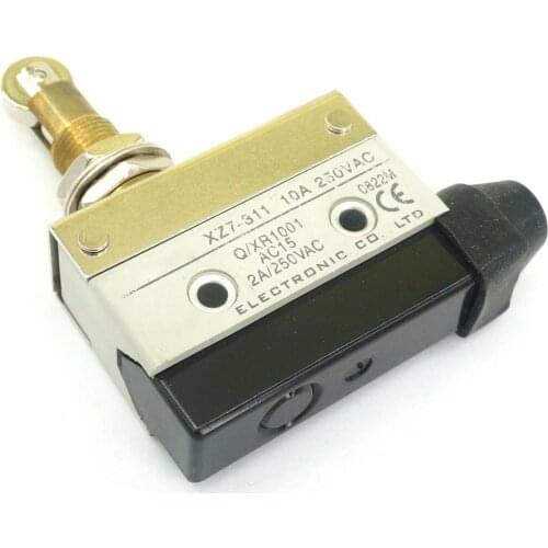 XZ7-311 10A/250VAC NO+NC Micro Limit Switch SPDT Panel Mount Roller Plunge Type