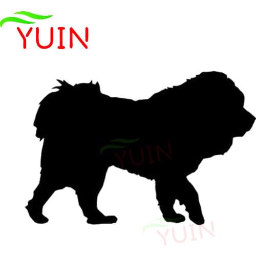 Tibetan Mastiff Dog Animal Car Sticker PVC Body Window Decoration Motorcycle Exterior Accessories Waterproof Anti-UV Decal