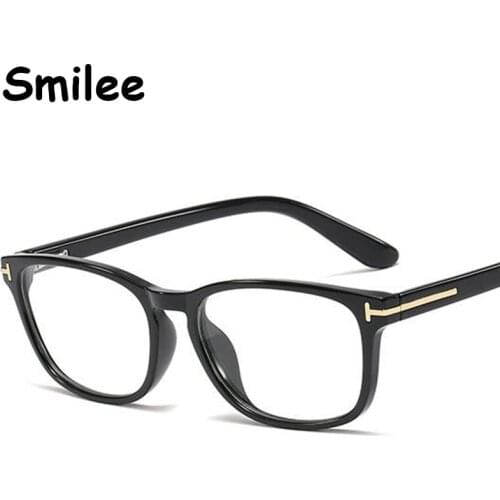 2021 Brand Retro Square Glasses Frame Men Trending Transparent Clear Lens Eyeglasses Rectangle Women Fashion Eyewear TR90 Oculos