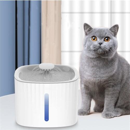 3L Automatic Pet Dog Cat Bowl Water Fountain LED Electric Mute Water Feeder USB Pet Drinking Dispenser For Cat Dog