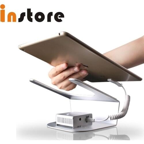 5 Pcs Anti-Theft Display Stand For Tablet With Alarm Charger Remote Control Back-Up Battery
