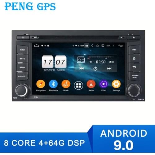 7" Android 9.0 Car DVD Player GPS Radio for Seat Leon 2012-2017 navigation multimedia stereo auto Headunit tape recorder DSP Top