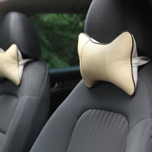 Car Neck Headrest Automobile Four Grade General Breathable Headrest Pillow Cushion Auto Seat Head Support Car Interior Supplies