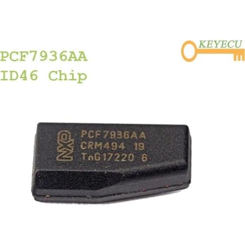KEYECU Car Key Chips,PCF7936AA ID46 Original Auto Blank Transponder Chip for Acura/ Honda / Hyundai / Nissan / Infiniti /Renault