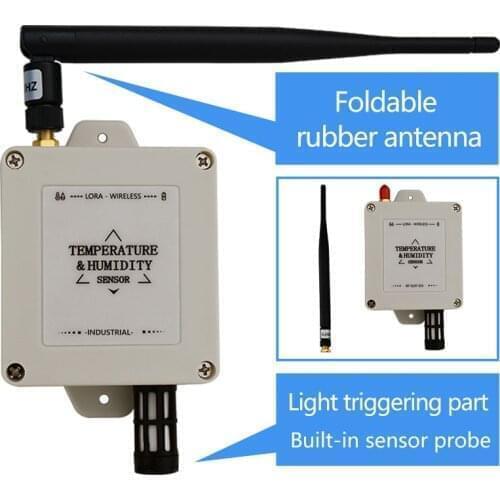 LoRa Temperature Humidity Wireless Sensor Hygrometer Thermometer 433mhz/470mhz/868mhz/915mhz