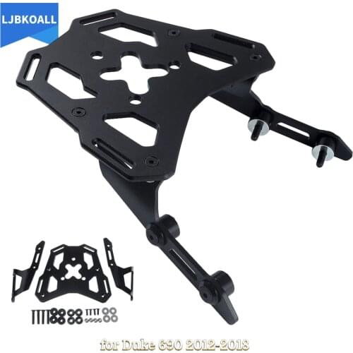 For Duke 690 2017 Accessories Motorcycle Extended Carrier Luggage Rack Rear Cargo Rack Shelf Bar Carrier For KTM 690 2012-2018