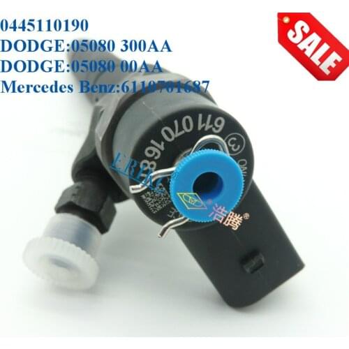 ERIKC 0445 110 190 Auto Fuel injector 0445110190 Assy Common Rail Injector Engine inyector Pump 0445110189 for DODGE Mercedes