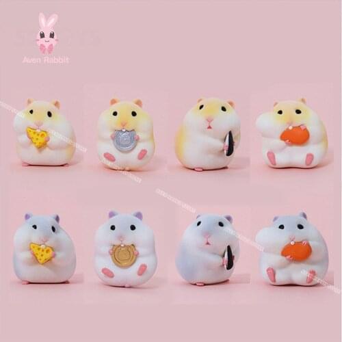 Discount Hamster Series Blind Box Toys Guess Bag Anime Figure Blind Bag Toys Figures Caja Ciega Cute Model Girl Accesorios Gift