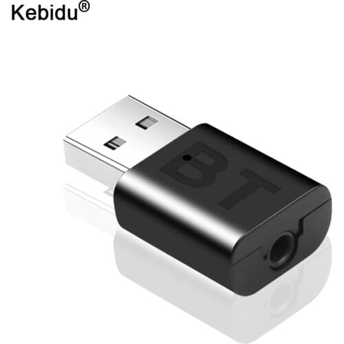 Mini 3.5MM Jack AUX Bluetooth 4.0 Receiver Car Kit Audio MP3 Music USB Dongle Adapter for Wireless Keyboard FM Radio Speaker