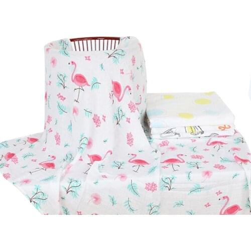 Muslin Bamboo Cotton Newborn Baby Blanket Fashion Soft Blankets Newborn For 0-3T Soft Breathable Baby Stroller Cover