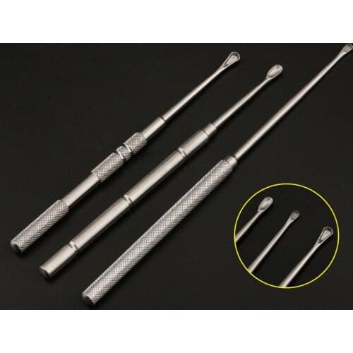 Stainless Steel Nose Curettage Nasal spoon Single head Tools High Quality