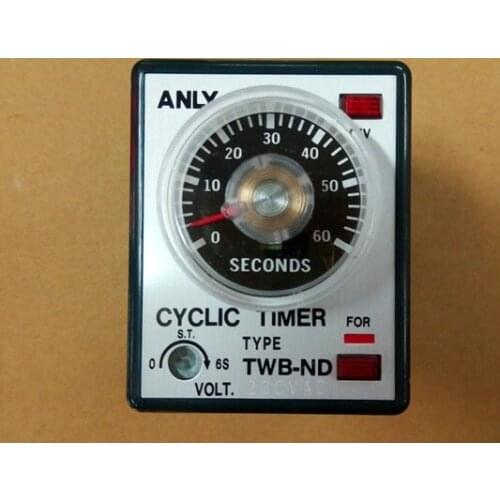 Original authentic Taiwan ANLY TWB-ND Motor Forward and Reverse Time Relay