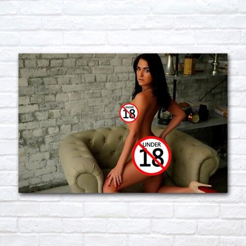 Sexy Woman Canvas Painting Hot Model Posters and Prints Wall Art Picture for Living Room Decor No Frame