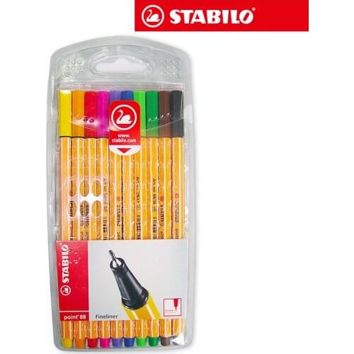 STABILO swan 88 resurrect fiber pen 0.4mm fineliner pen Stabilo art sketch pen paperlaria art marker gel pen office Escolar