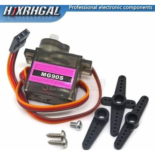 20PCS MG90S Micro Metal Gear High Speed 9g Servo for RC Helicopter Plane Car Boat