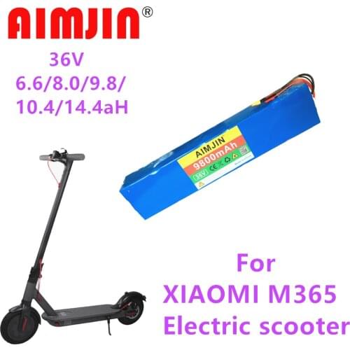 36V 6.6/8.0/9.8/10.4/14.4Ah Scooter Battery Pack For Xiaomi Mijia M365, Electric Scooter, BMS Board For Xiaomi M365