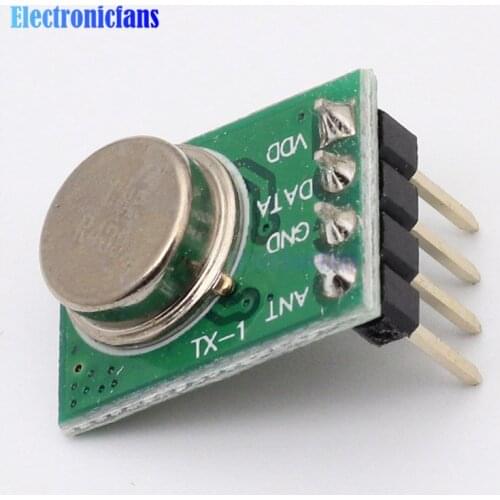 433Mhz Wireless Transmitter ASK AM FSK DC 3-12V Perfect for Arduino/ARM/AVR