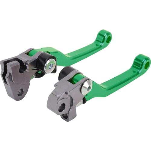 CNC Motorcycle Billet Foldable Pivot Clutch Brake Lever For KAWASAKI KX250F KX450F 2013-2018 KX250 19-20 Dirt Bike OFF Road