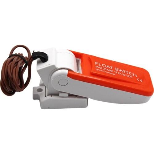 Electric bilge pump automatic flow sensor float switch 12V 24V 32V portable plastic liquid level controller