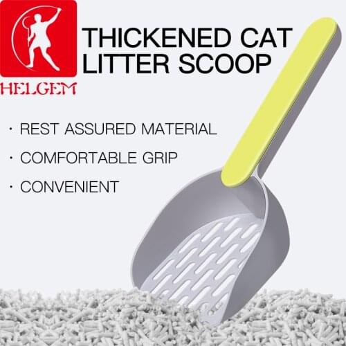 HELGEM Pet Cat Litter Shovel Sand Scoop Cleaning Tools Kitten litter Scoop Cozy Sand Scoop Poop Shovel Product For Cat Supplies