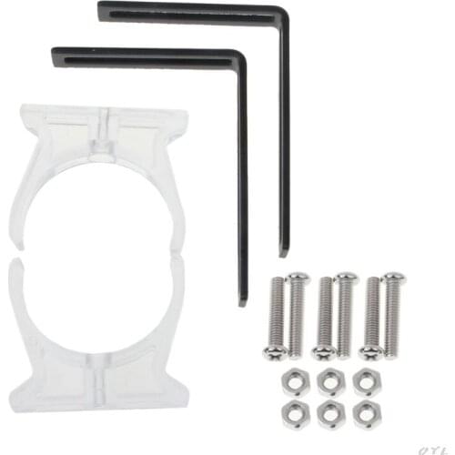 L Shape Buckle Bracket for 50mm Diameter Water Cooling Tank G1/4 Thread Cylinder Reservoir Tank for PC CPU Computer Cooling