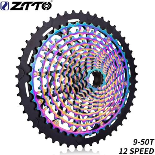 MTB 12 Speed 9-50T Cassette Ultimate XD Cassette Rainbow 375g ULT Cassette Ultralight 12s Cassette 1299 k7 Colorful