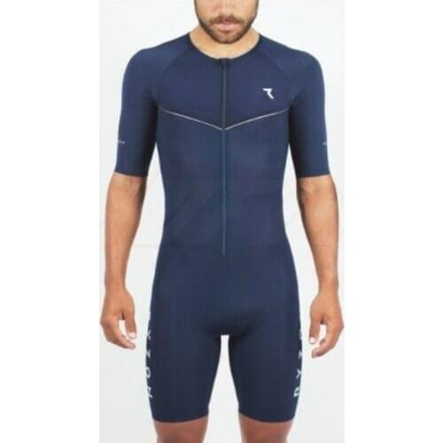 Man‘s Triathlon Short Sleeve Cycling Jersey Set Triathlon Maillot Ropa Ciclismo Bicycle Jersey Bike Clothes Go pro 9D Jumpsuit