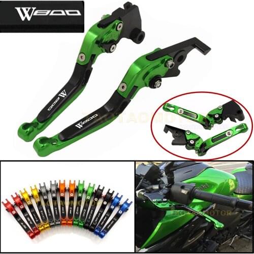 New Motorcycle Adjustable Foldable Extendable Motorbike Brakes Clutch CNC Levers For Kawasaki W800 W800/ SE 2012- 2016