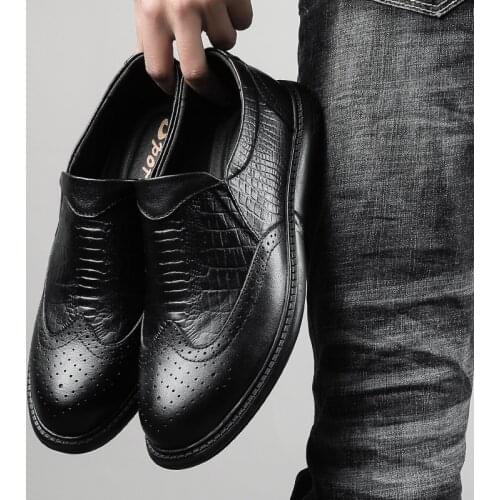 Shoe sapato casual 2020 cuero causal leisure men male leather hot fashion hombre Mens black mens shoes sapatos casuales new de