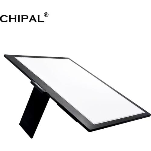 New A4 LED Drawing Tablet Scale Digital Graphic Art Writing Board Light Box Magnet Frame Table Pad Ten-level Dimming with holder