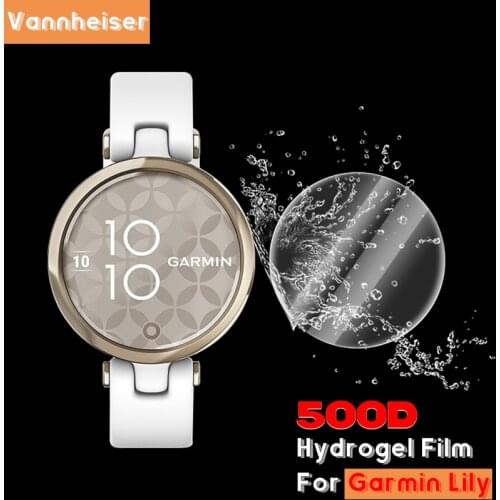 Full Coverage Watch Screen Protector Garmin Lily Womens Fitness Sport Smartwatch Soft Hydrogel Protective Film Not Glass