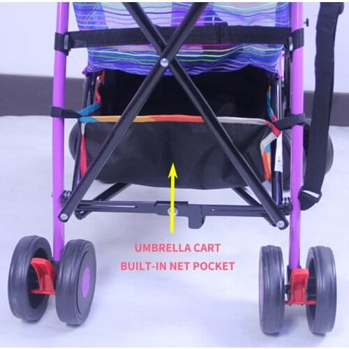 Portable Pram Newborn Baby Care Stroller Basket Baby Stroller Basket Organizer Storage Bag Infant Stroller Accessories