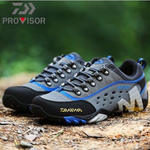 Professional Climbing Shoes DAIWA Fishing Shoes Mens Outdoor Comfortable Travel Shoes Non-slip Breathable Fishing Shoes