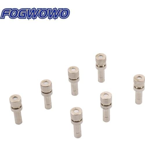 6mm Low-pressure Misting Nozzles 0.1/0.15/0.2/0.3/0.4/0.5/0.6 mm Fine Atomization Sprayer Cooling Irrigation landscaping Tool