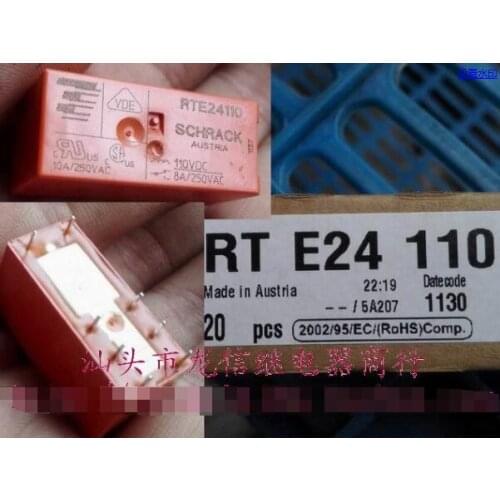 Relays RTE24110 115F-2C-110VDC