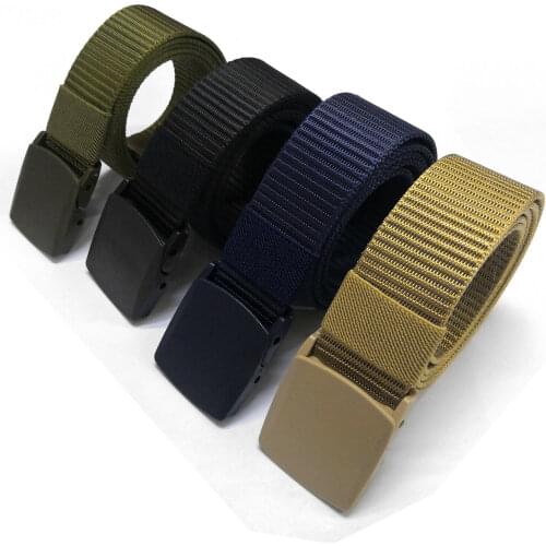 Mens tactical belt Military Web Belt Waisttrainer Outdoor Sports Men Nylon Canvas Waistband Lumbar Waist Support Fitness Belt