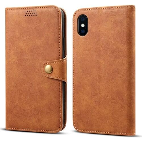Retro Case for IPhone Xs Max XR Flip Cover Stand Card Cover Business PU Leather Wallet for IPhone 8 7 Plus 6 6S Plus Phone Case