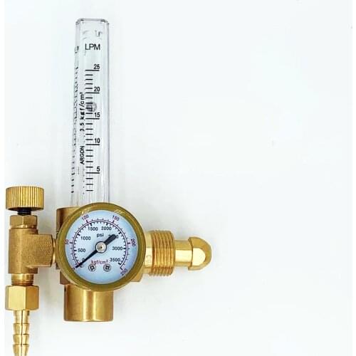 High Quality TIG Welding Type Argon co2 Flowmeter CGA-580 Thread Can be Customized Pressure Regulator