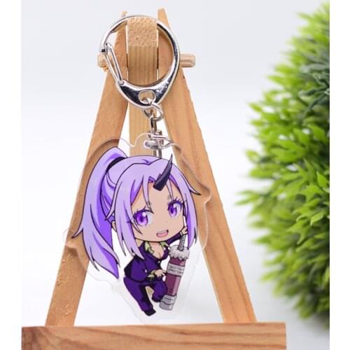 WL0918 Chibi Keychain Acrylic Cartoon Keyring Accessories That Time I Got Reincarnated as a Slime
