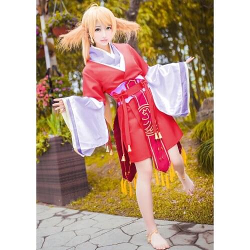 Japanese Anime Fox demon Fox Spirit Matchmaker TU SHAN SUSU Han Chinese Clothing Cos Clothes free anklet ear