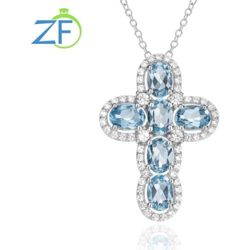 GZ ZONGFA Best collection Natural Peridot gem fine jewelry 925 Sterling silver pendant cross necklace