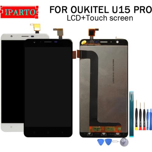 5.5 inch OUKITEL U15 PRO LCD Display+Touch Screen Digitizer Assembly 100% Original New LCD+Touch Digitizer for U15 PRO+Tools