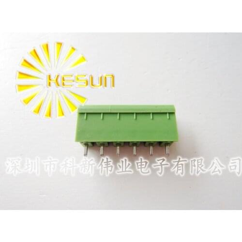 100PCS 2EDGV-5.08-6P 2EDGV 6Pin 5.08mm Straight Pin Plug-in Screw Terminal Block ROHS