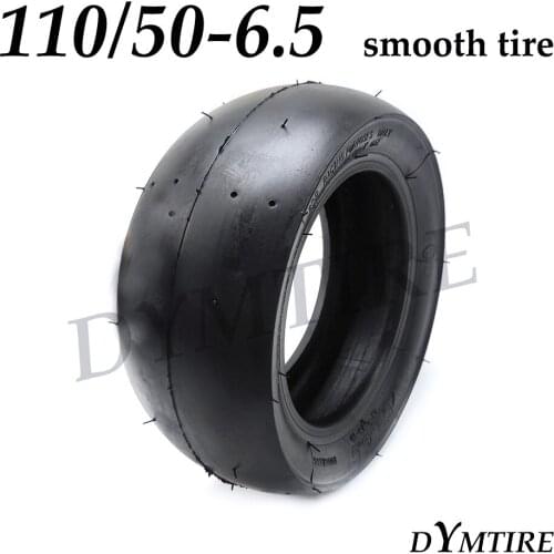 110/50-6.5 Slick Drift Tire for 11 Inch Electric Scooter Mini Racing Motorcycle Rear Wheel Smooth Vacuum Tyre Parts