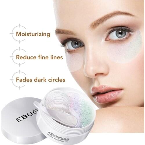 60 pcs / 30 pairs Seaweed Eye Mask Natural Whitening Moisturizing Eye Bandages Remove Dark Circles Eye Masks Skin care