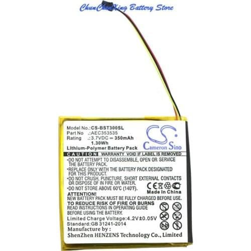 Cameron Sino 350mAh Battery AEC353535 for Beats Solo 2.0, Solo 3.0