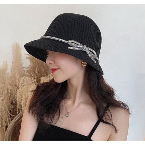 Shining Bow summer womens hats sun protection hat sun hats summer straw hat sun visor Beach sun protection Bucket hats for wome